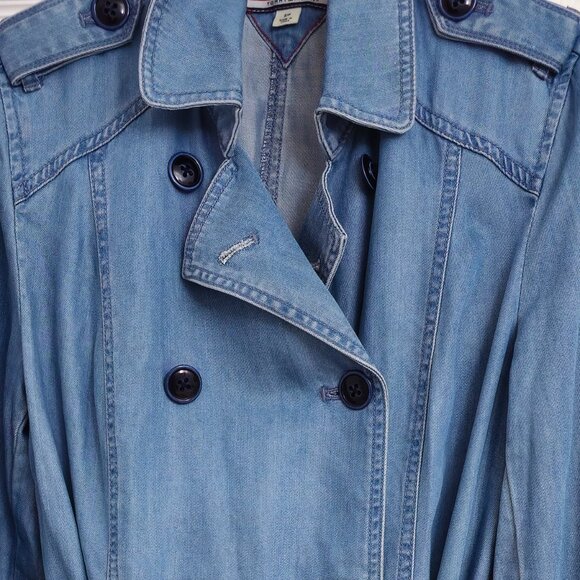 [NWOT] TOMMY HILFIGER Trench Coat - S - Picture 5 of 6